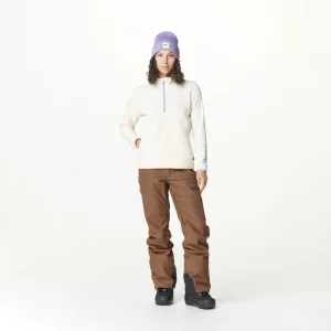 PANTALON ISOLÉ POUR FEMME, EXA BRUN CACAO