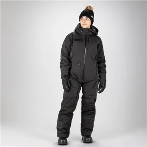 ENSEMBLE MOTONEIGE 1 PIÈCE FEMME, YUKON NOIR 2XL