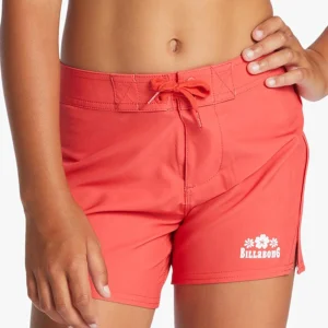 BOARDSHORT FILLE LOVE LETTER RED ALOHA, 6 à 14 ans