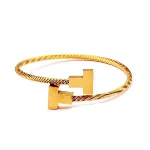 BRACELET ACIER POUR HOMME PAS CHER - (JONC)