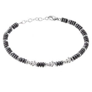 BRACELET ANCRE BATEAU HOMME - (MARIN)