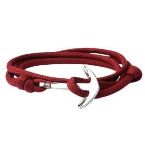 BRACELET ANCRE MARINE HOMME - (CORDON)