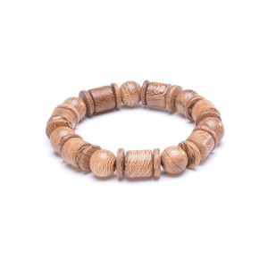 BRACELET BOIS POUR HOMME - (PERLES)