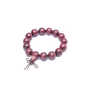 BRACELET BOULES BOIS HOMME - (PERLES)