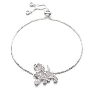 BRACELET CHAÎNE FEMME - CHIOT (CHAÎNETTE)