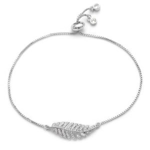 BRACELET CHAÎNE FEMME - PLUME (CHAÎNETTE)