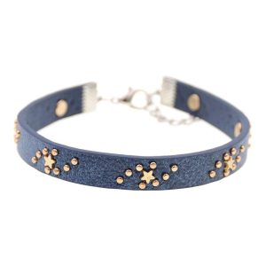 BRACELET CHEVILLE CUIR FEMME - (PIED)