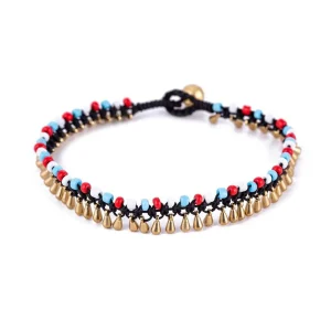 BRACELET CHEVILLE INDIEN GRELOTS - (PIED)