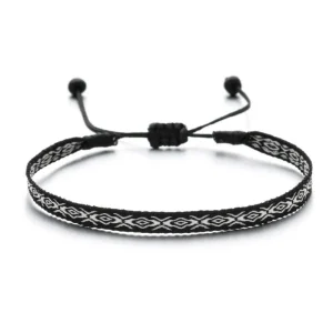BRACELET CORDON - BOHÈME NOIR (BRÉSILIEN)