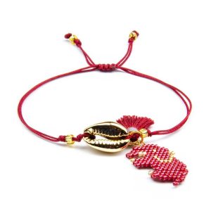 BRACELET CORDON - COQUILLAGE (CORDE)