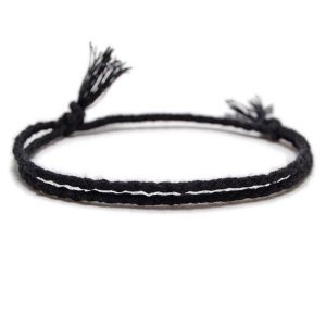 BRACELET CORDON NOIR - (CORDE)