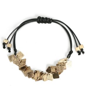 BRACELET CORDON OR FEMME - (CORDE)