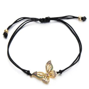 BRACELET CORDON - PAPILLON (CORDE)