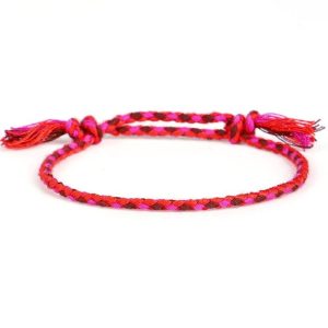 BRACELET CORDON ROUGE - (CORDE)