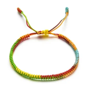 BRACELET CORDON TRESSÉ LGBT - (CORDE)