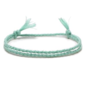BRACELET CORDON - VERT PALE (CORDE)