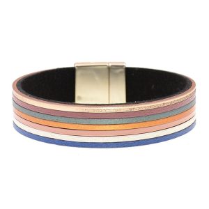BRACELET CUIR COULEUR FEMME