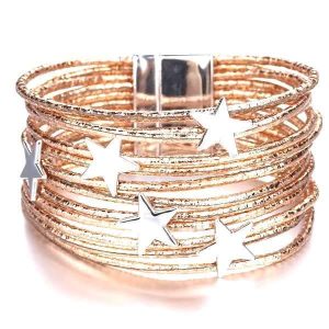 BRACELET CUIR FANTAISIE FEMME