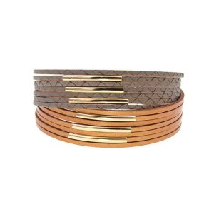 BRACELET CUIR FEMME TENDANCE