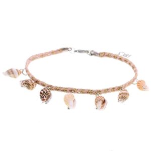 BRACELET DE CHEVILLE COQUILLAGE - (PIED)