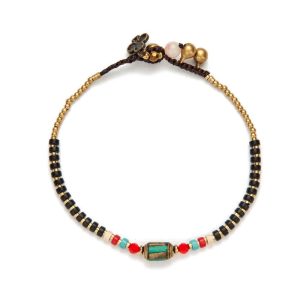 BRACELET DE CHEVILLE ETHNIQUE - (PIED)