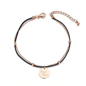 BRACELET EN ACIER POUR FEMME - (INOXYDABLE)