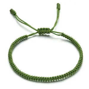 BRACELET EN CORDON - VERT (CORDE)