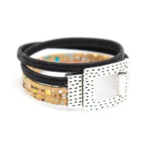 BRACELET EN LIÈGE PORTUGAL - (BOIS)