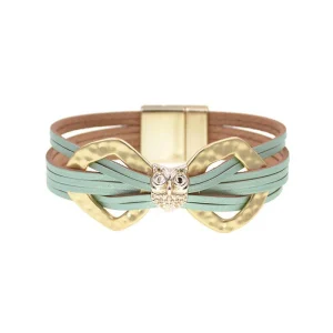 BRACELET FANTAISIE CUIR FEMME