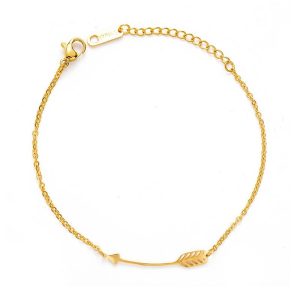 BRACELET FANTAISIE DORÉ - (CHAÎNE)