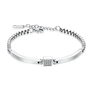 BRACELET FEMME EN ACIER - (INOXYDABLE)
