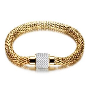 BRACELET FEMME EN ACIER INOXYDABLE - (TENDANCE)