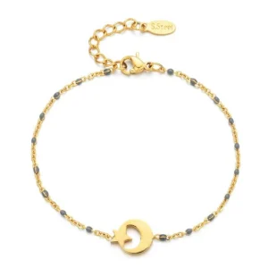 BRACELET FEMME FIN - (CHAÎNE ACIER)
