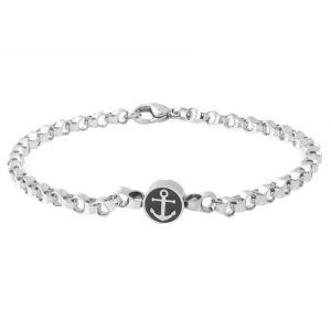 BRACELET HOMME ANCRE ARGENT - (MARIN)