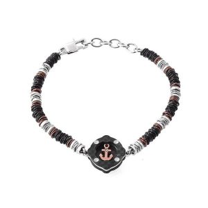 BRACELET HOMME ANCRE DE BATEAU - (ACIER)
