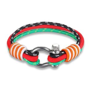 BRACELET HOMME AVEC MANILLE - (CORDON)