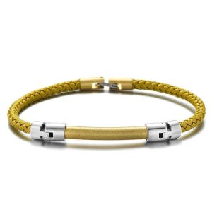 BRACELET HOMME EN ACIER INOXYDABLE - (LUXE)