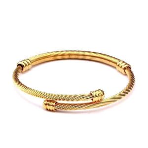 BRACELET HOMME EN ACIER PAS CHER - (JONC)