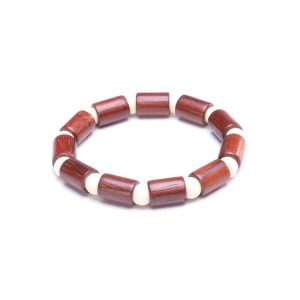 BRACELET HOMME EN BOIS - (PERLES)