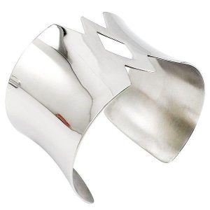BRACELET MANCHETTE ACIER INOXYDABLE
