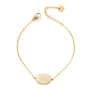 BRACELET OR FANTAISIE - (CHAÎNETTE)