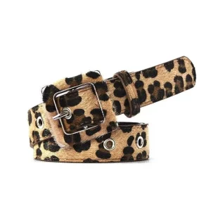 Ceinture Léopard Femme Faux Poils