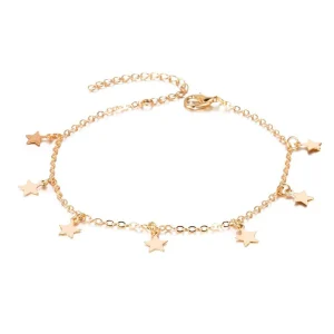 CHAÎNE DE CHEVILLE FEMME - CONSTELLATION (PIED)