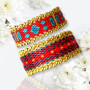 Pattern - Bracelet GOA ROUGE