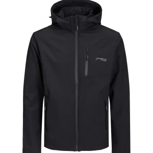 Manteau mi-saison noir Jack&Jones pour homme