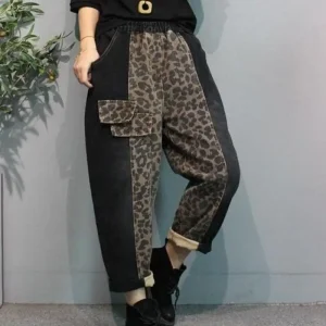 Jean Léopard Oversize