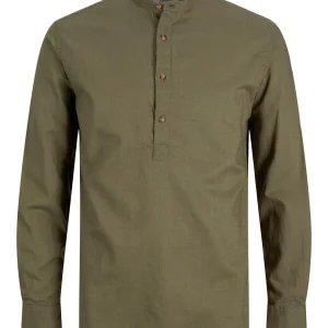 Chemise verte manches longues Jack&Jones pour homme