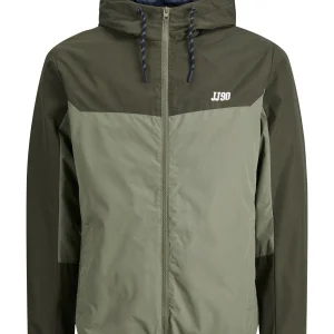 Manteau mi-saison vert Jack&Jones pour homme