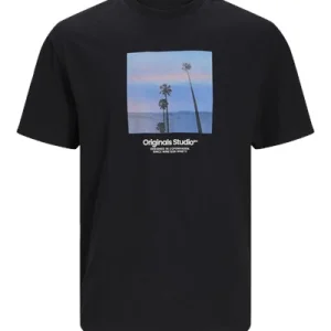 T-shirt noir Jack&Jones Homme