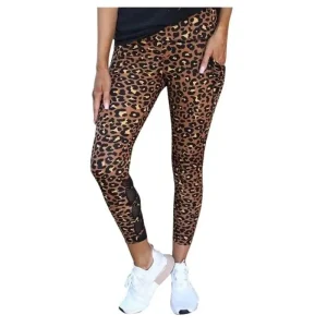 Legging Léopard Détails Transparents
